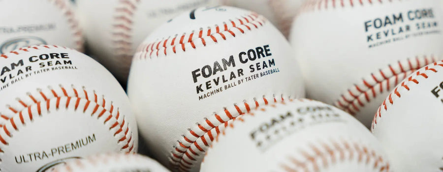 Tater Baseballs – Official Game & Pitching Machine Foam Baseballs