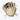 Palm view of the Tater V-Web infield glove showing the blonde pocket, blonde lacing and embossed Tater logo