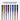 Customizable baseball bats in school colors for high school and college athletes