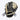 Tater Post Web infield glove in black and blonde leather with a blonde TB logo, blonde welting and binding, back-of-hand view