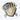 Palm view of the Tater Double Post outfield glove showing the blonde pocket, navy lacing and embossed Tater logo
