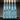 Custom light blue baseball bats with lion logos and player names for Warhill High School