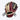 Tater Modified Trapeze outfield glove in maroon and blonde leather with black laces, maroon welting and a white TB logo outlined in blonde, back-of-hand view