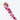 HNDL 0.5mm bat grip wrap in Pink Crush camo on a wood bat handle