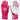 Pair of Tater long cuff batting gloves in Bubblegum Pink, back of hand and palm