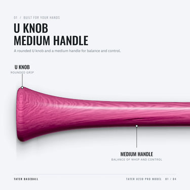 U knob and medium handle on the Tater U238 Pro
