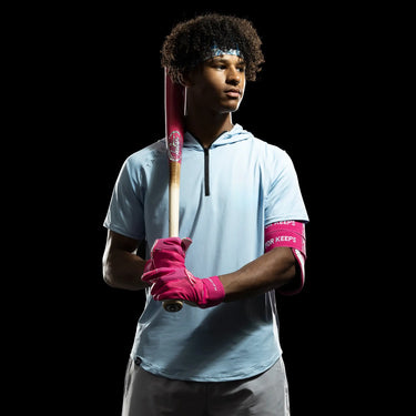 FUNDAMENTALS | 1/4 Zip S/S Hoodie | Baby Blue