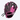 A baseball glove in black and pink with a white stylized 'TB' logo on the back, shown on a plain white background.