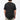 Back view of the black Fundamentals training tee showing the drop-tail hem
