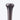Top of the flared knob on a dark-stained Tater wood bat